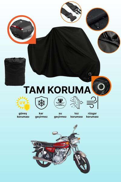 dokaca حقيبة خلفية وقفل أسود متوافقة مع قماش الدراجة النارية المتوافق مع Kuba...