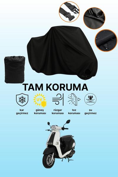 dokaca Black Tail Bag and Lock Mismatched Mondial 50 Revival Compatible Motor...
