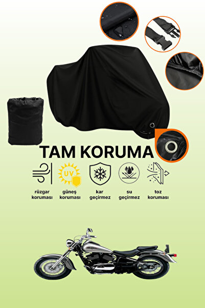 dokaca غطاء دراجة نارية متوافق مع Kawasaki VN 800 Classic من Black Lock، غطاء...