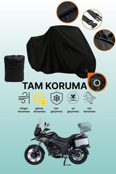 dokaca Mondial Rx3-S Evo Compatible Motorcycle Tarpaulin Compatible with Blac...