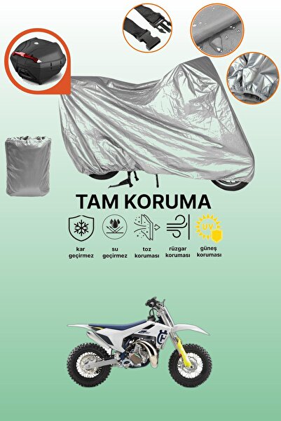dokaca Gray Rear Bag Compatible Husqvarna Tc 50 Mini Compatible Engine Cover,...