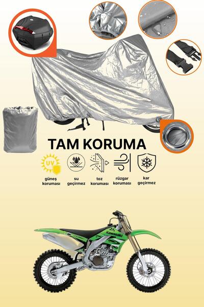 dokaca Gray Lock and Tail Bag Compatible Kawasaki Kx 450F Compatible Motorcyc...