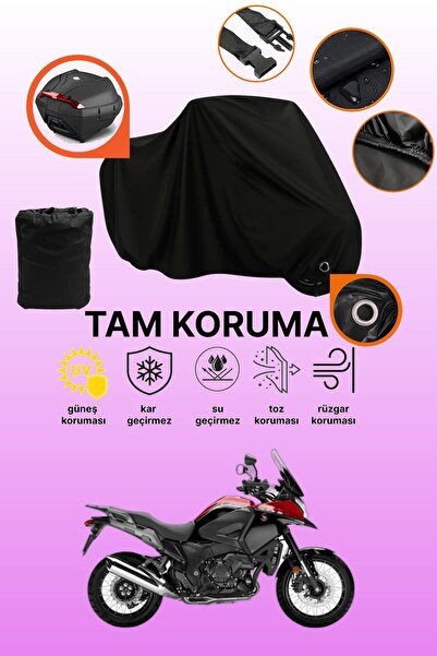 dokaca Black Lock and Tail Bag Compatible Honda Vfr 1200 X Crosstourer Compat...