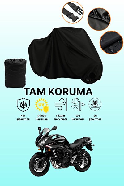 dokaca حقيبة خلفية سوداء وقفل غير متوافقة مع ياماها FZ6 Fazer S2 ABS متوافقة ...