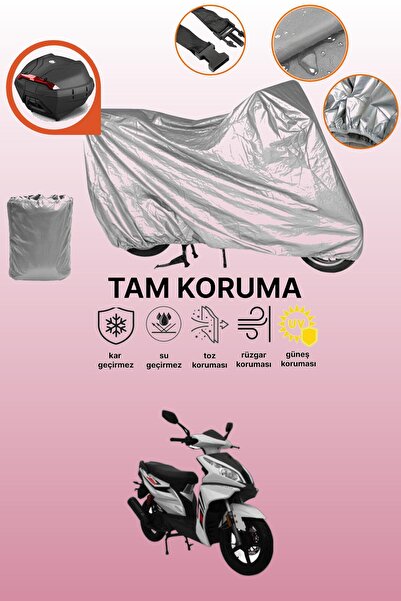 dokaca Mondial 100 Ardour Compatible Motorcycle Tarpaulin Compatible with Gre...