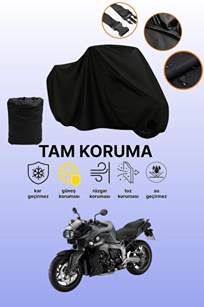 dokaca Black Bmw K 1300 R Compatible Motorcycle Cover, Protective Cover, Moto...