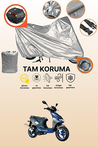 dokaca حقيبة خلفية رمادية اللون ومتوافقة مع قماش دراجة نارية متوافق مع كانوني...