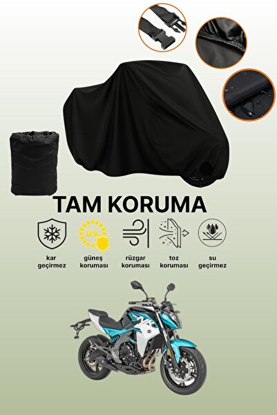 dokaca غطاء محرك أسود متوافق مع CFmoto 400NK، غطاء واقي، غطاء للدراجات النارية