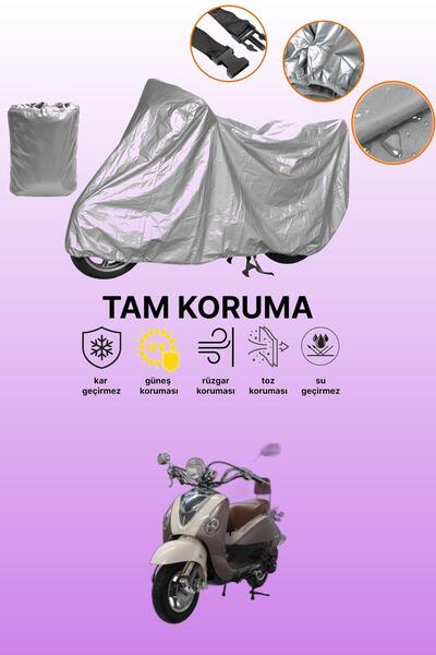 dokaca Gray Mondial 125 Znu and Compatible Motorcycle Cover, Protective Cover...
