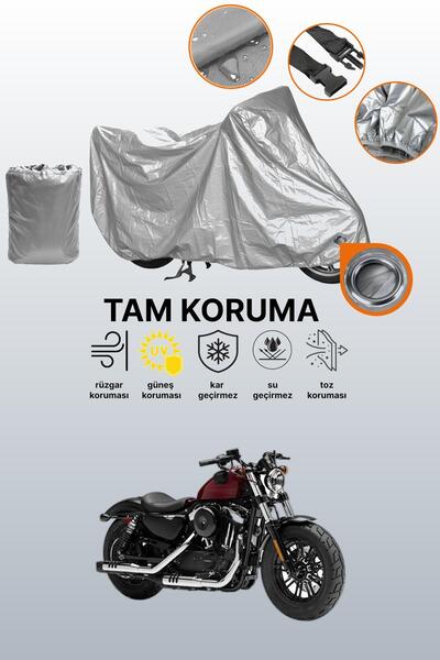 dokaca غطاء محرك متوافق مع هارلي ديفيدسون سبورتستر فورتي-إيت، غطاء واقي من ماركة Gray Lock