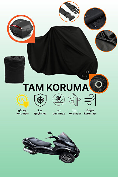 dokaca Black Lock and Rear Bag Compatible Bumoto/Jinling Gallardo F1 Efi Maxi...