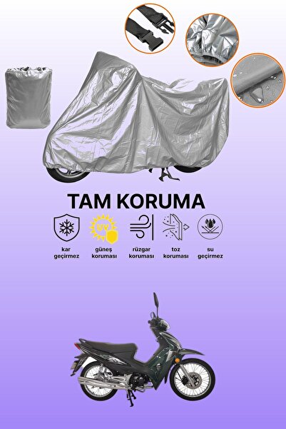 dokaca غطاء دراجة نارية متوافق مع هوندا وينج-جو باللون الرمادي، غطاء واقي، غط...