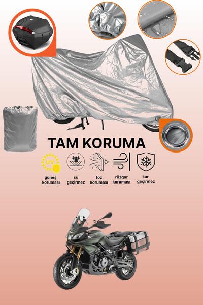 dokaca Gray Lock and Tail Bag Compatible Aprilia Caponord 1200 Rally Compatib...