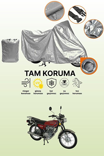 dokaca Gray Lock Compatible Mondial 125 Uag Compatible Motorcycle Cover, Prot...