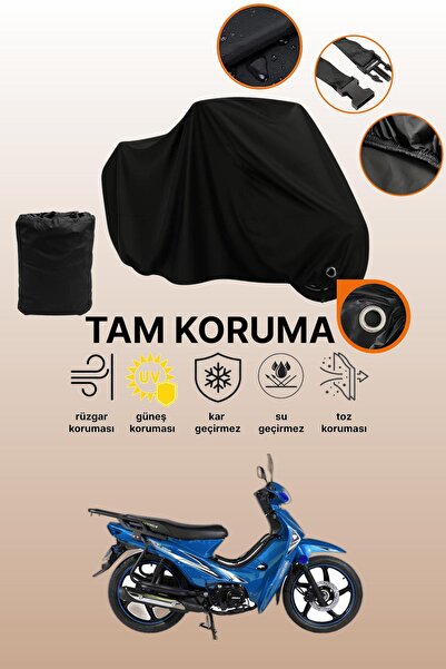 dokaca غطاء دراجة نارية متوافق مع Arora AR 50-50 Hurricane من Black Lock، غطا...