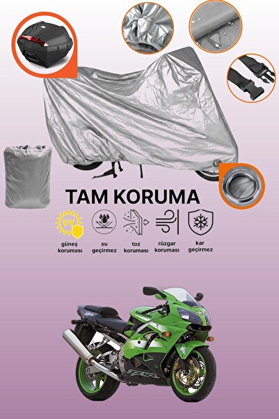 dokaca غطاء حماية للدراجة النارية متوافق مع كاواساكي ZX-9 R، غطاء حماية رمادي...