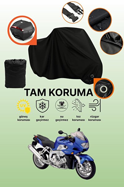 dokaca Black Lock and Tail Bag Compatible Bmw K 1200 R Compatible Motorcycle ...