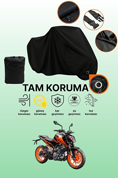 dokaca غطاء دراجة نارية متوافق مع KTM 200 Duke متوافق مع القفل الأسود