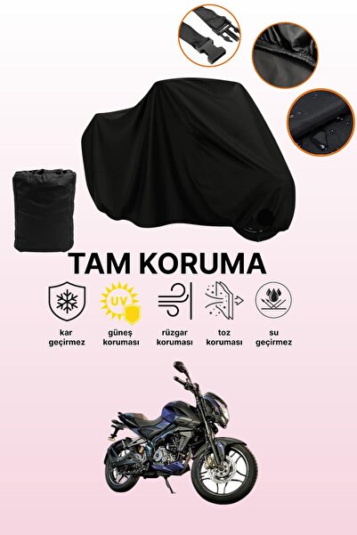 dokaca Black Bajaj Pulsar Ns 160 Compatible Motorcycle Cover, Protective Cove...