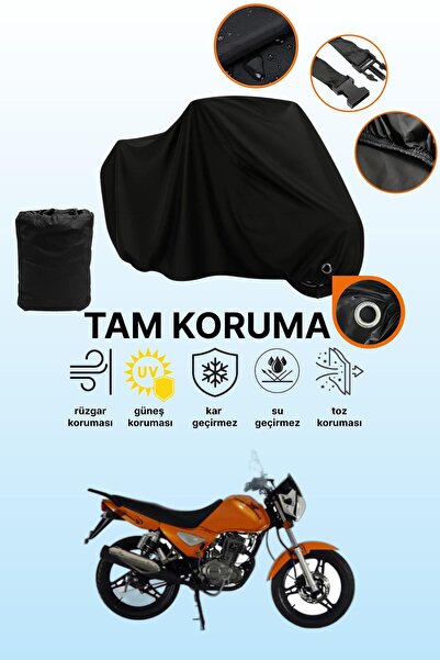 dokaca Mondial 150 Mc Compatible Motorcycle Tarpaulin Compatible with Black Lock