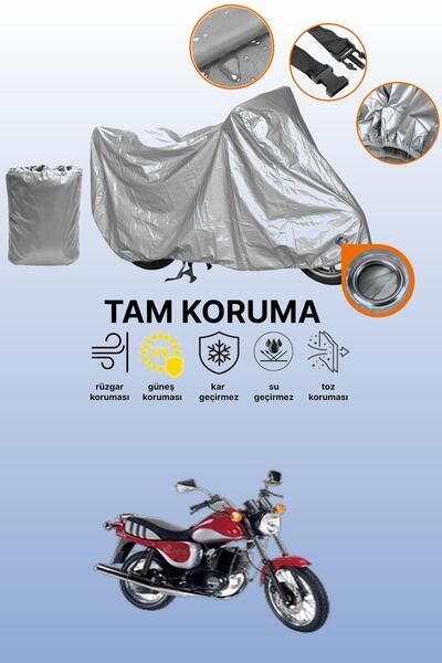 dokaca Gray Lock Compatible Kanuni Seyhan 301 Compatible Motorcycle Cover, Pr...