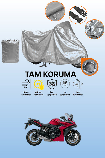 dokaca غطاء محرك متوافق مع سوزوكي GSX-S 1000 GT، غطاء واقي من ماركة Gray Lock