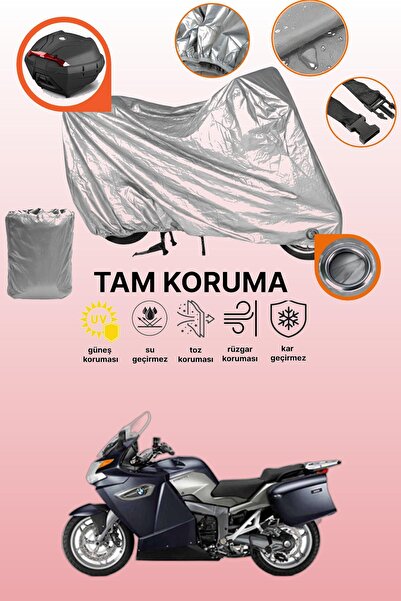 dokaca غطاء حماية رمادي اللون متوافق مع دراجة BMW K 1300 GT، غطاء حماية للدرا...