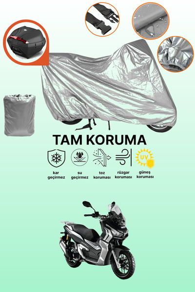 dokaca حقيبة خلفية رمادية متوافقة مع قماش المحرك المتوافق مع كوبا روبانو 150،...