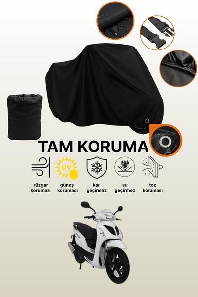 dokaca مظلة دراجة نارية متوافقة مع مونديال 150 جوماكس متوافقة مع القفل الأسود