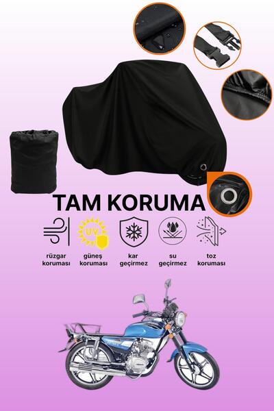 dokaca غطاء دراجة نارية متوافق مع Black Lock Falcon Sport 100، غطاء واقي
