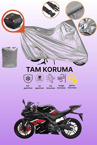 dokaca حقيبة خلفية رمادية متوافقة مع يوكي YK250-21 R-Samurai، غطاء محرك متواف...