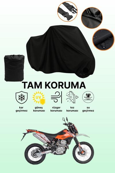 dokaca غطاء محرك متوافق مع Mondial X-Treme Enduro باللون الأسود، غطاء واقي، غ...