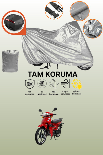 dokaca حقيبة خلفية رمادية متوافقة مع مونديال 100 SFC أوتوماتيك X، غطاء محرك م...