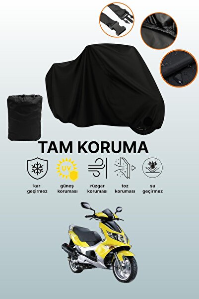 dokaca Black Rear Bag and Lock Incompatible Kanuni Bobcat 150 Compatible Moto...