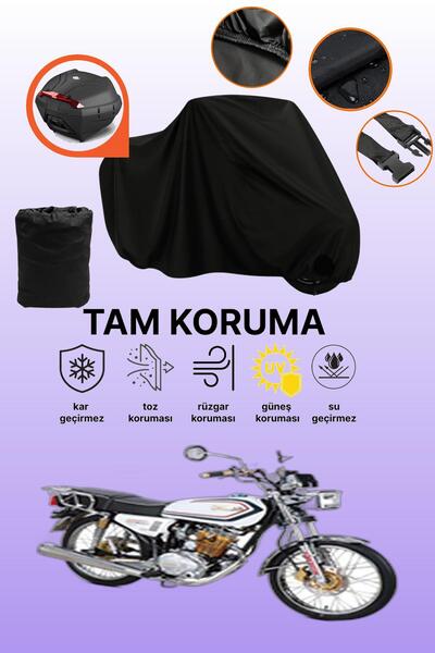 dokaca حقيبة خلفية سوداء متوافقة مع قماش الدراجات النارية Kuba Chita 100R Max...