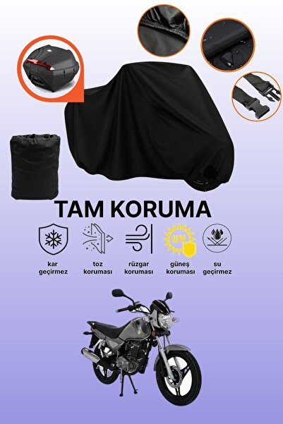dokaca Black Tail Bag Compatible Mondial 125 Mc Roadracer Compatible Motorcyc...