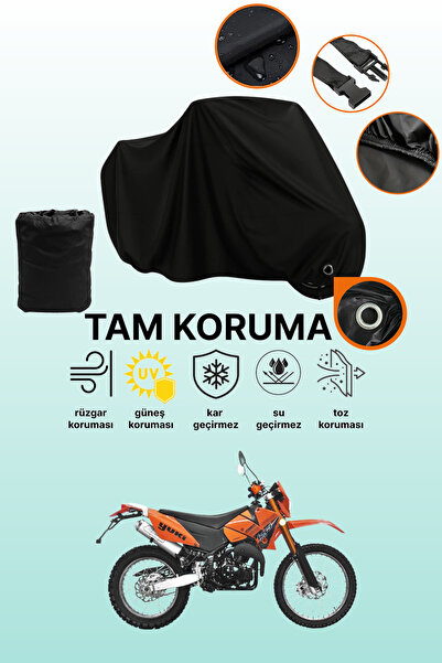 dokaca مظلة دراجة نارية متوافقة مع Yuki YK250GY-7 Scout متوافقة مع قفل أسود