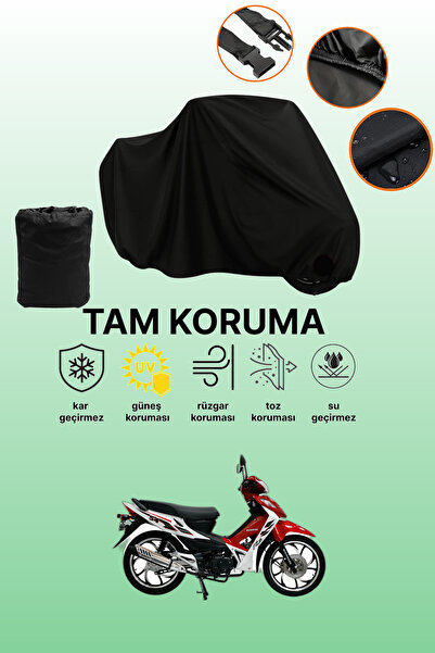 dokaca Black Tail Bag and Lock Incompatible Mondial 125 Sfs Compatible Motorc...