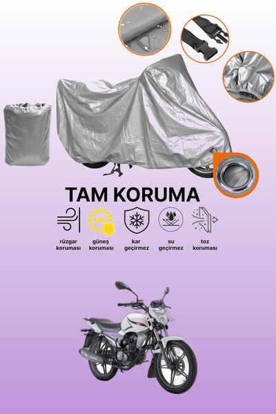 dokaca غطاء محرك متوافق مع RKS RK150-S، غطاء واقي، باللون الرمادي