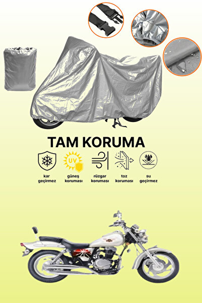 dokaca غطاء دراجة نارية متوافق مع ماركة Gray Steel Motor Crown 150، غطاء واقي...