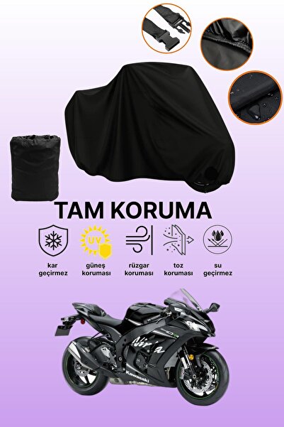 dokaca غطاء محرك متوافق مع دراجة كاواساكي نينجا ZX-10RR باللون الأسود، غطاء و...