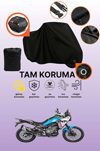 dokaca غطاء دراجة نارية متوافق مع CFmoto 450MT، غطاء واقي أسود متوافق مع الخز...