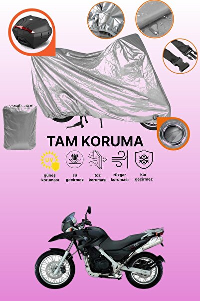 dokaca Gray Lock and Tail Bag Compatible Bmw F 650 Gs Compatible Motorcycle T...