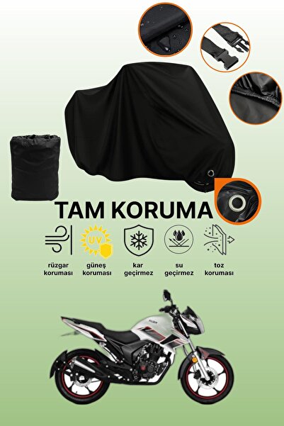 dokaca غطاء دراجة نارية متوافق مع Kuba CR1-S من Black Lock، غطاء واقي