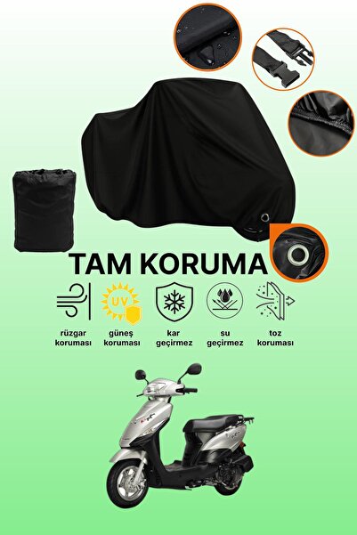 dokaca غطاء دراجة نارية متوافق مع Kuba Golf 100 من Black Lock، غطاء واقي