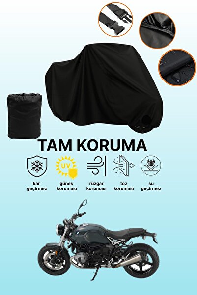 dokaca Black Bmw R Nine t Pure Compatible Motorcycle Cover, Protective Cover,...