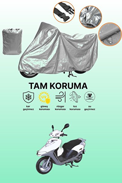 dokaca Gray Arora Ar 50 Special Compatible Motorcycle Tarpaulin, Protective C...