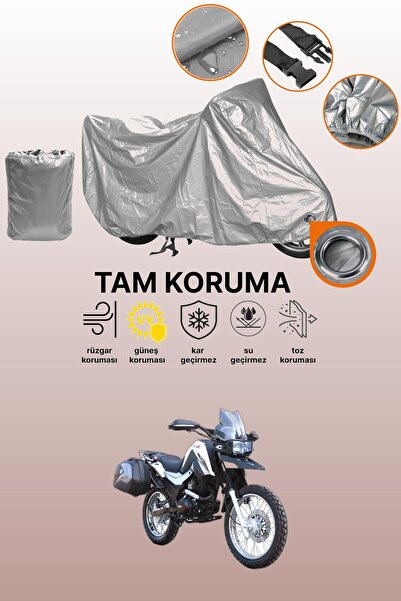 dokaca Gray Lock Compatible Rks Winner 200 Compatible Motorcycle Cover, Prote...