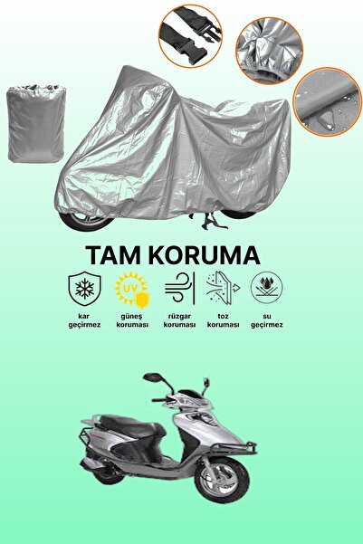 dokaca Grey Kuba Gs 125 Compatible Motorcycle Cover, Protective Cover, Motorb...