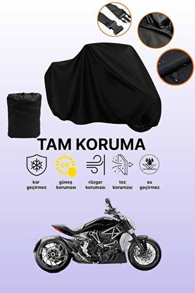 dokaca Black Tail Bag and Lock Incompatible Ducati Diavel Xdiavel S Compatibl...
